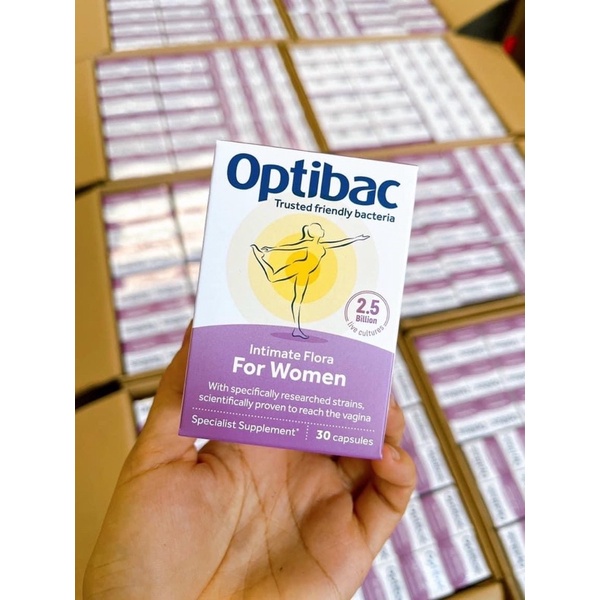 Men vi sinh OptiBac for Women ngăn ngừa các vấn đề vùng kín cho phụ nữ ( mẫu mới nhất) - Chính hãng