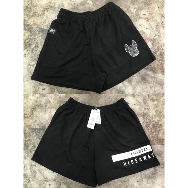 Quần short nỉ da cá thêu chú chó HOT TREND