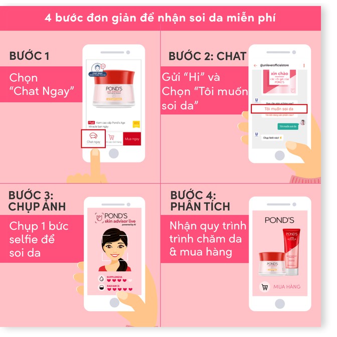 [Mã chiết khấu giảm giá sỉ mỹ phẩm chính hãng] POND'S Kem Trắng Da Không Tì Vết Ban Đêm 50G