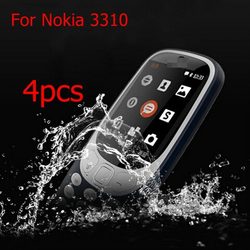 4 Miếng dán bảo vệ toàn màn hình điện thoại HD cho Nokia 3310
