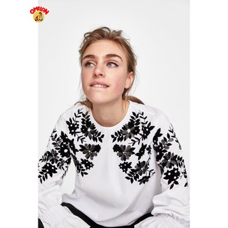 ZARA - ÁO SƠ MI THÊU HOA