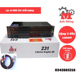 Lọc xì DBX 231 chất lượng cao tặng 2 dây canon
