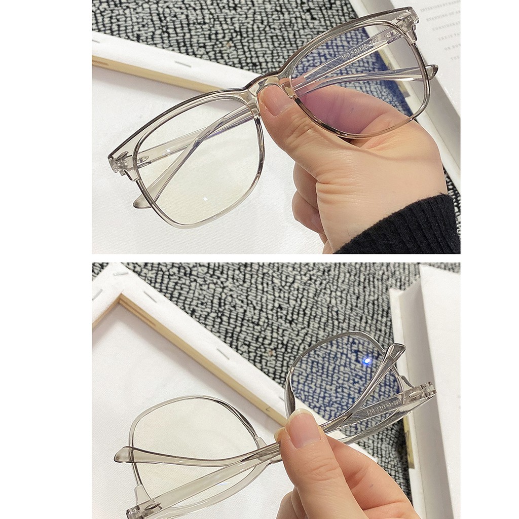 Mắt kính gọng vuông phong cách Hàn Quốc thời trang cho nam và nữ