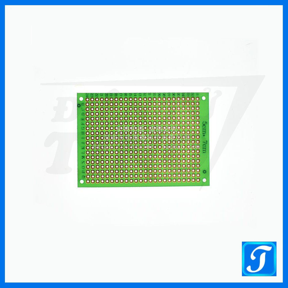 Phíp Đồng Đục Lỗ PCB 1 và 2 Lớp Nhiều cỡ Dày 1.6mm