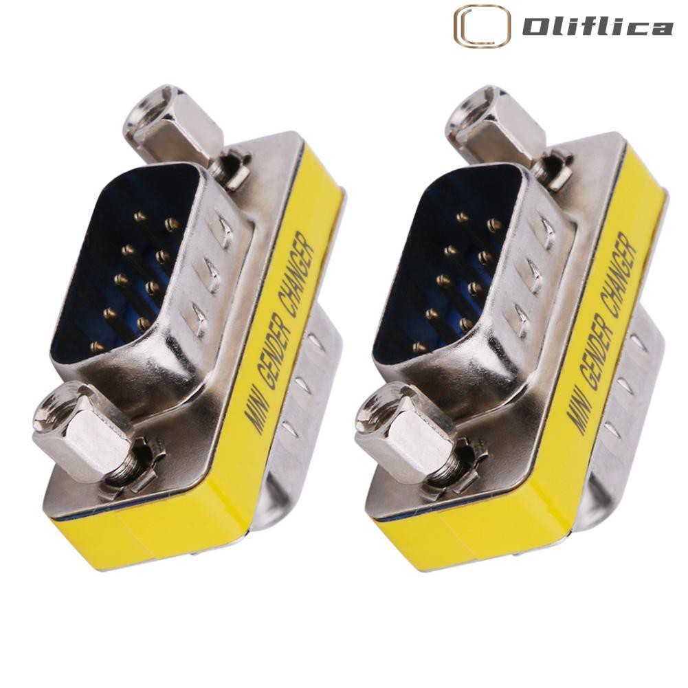 Mới Set 2 Đầu Chuyển Đổi Từ Db9 Sang Rs232 Coupler