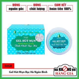 [Chính Hãng] Gel Lột Mụn Đầu Đen Mụn Cám Bạc Hà Ngân Bình Hũ 50Gr | Cuahangtructuyen.vn