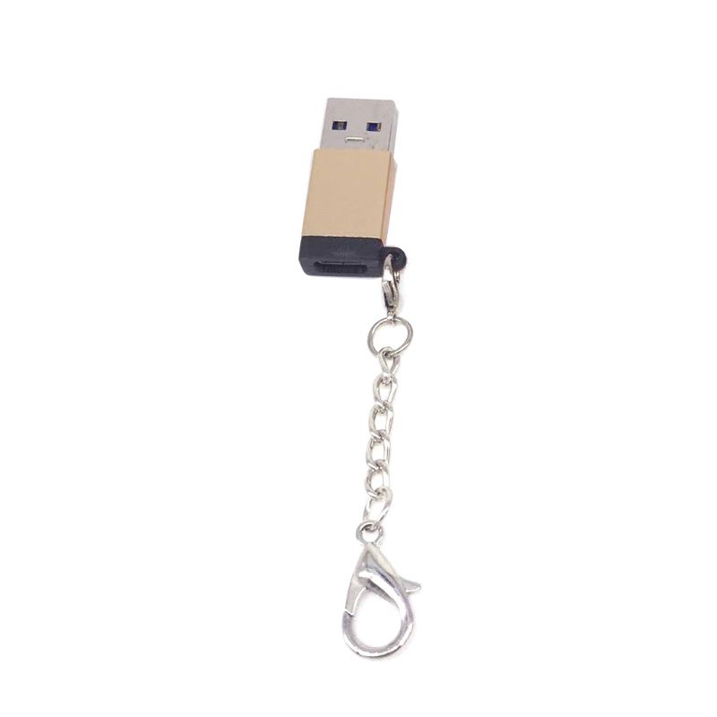 Đầu Nối Chuyển Đổi Từ Cổng Won Type C Sang Cổng USB Kèm Móc Khóa Tiện Dụng