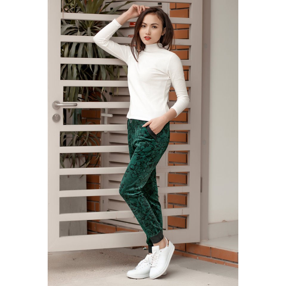 Quần Jogger nữ Narsis P7058 chất nỉ nhung