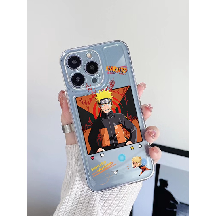 Ốp Điện Thoại TPU Gel Đệm Khí Chống Rơi Hình Uchiha Sasuke Naruto Samsung Galaxy A33 A53 A73 5G A32 A52 A72 A31 A51 A71 A23