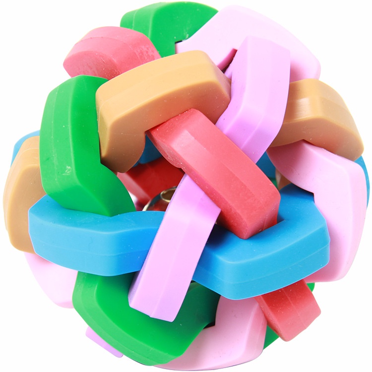 Bóng đồ chơi có chuông nhiều màu cho thú cưng