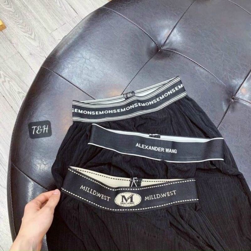 Quần baggy cạp chữ 17DEC, quần bom nhăn cạp chun chất tăm mát cho nữ | BigBuy360 - bigbuy360.vn