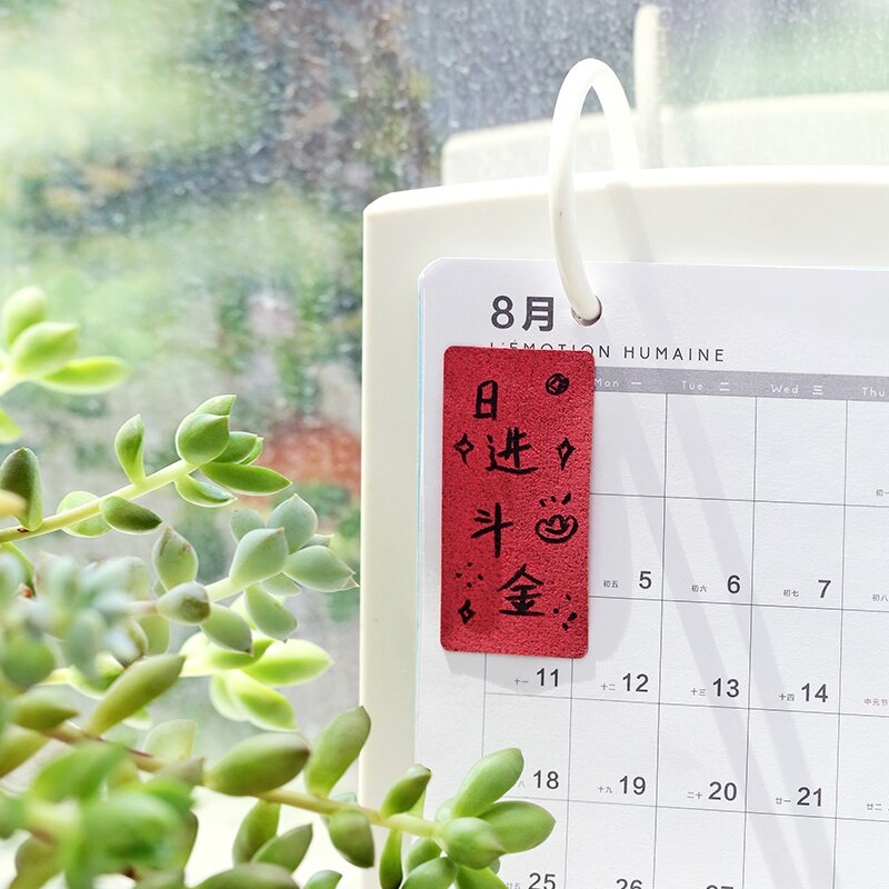 Bộ 16 / 64 tờ giấy ghi chú bằng gỗ không thấm nước kiểu cách cổ điển