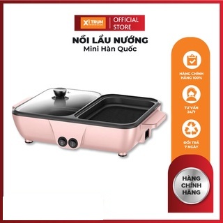 Nồi Lẩu Nướng Cao Cấp Mini Hàn Quốc Tiện Lợi, Bếp Lẩu Nướng Đa Năng Bảo Hành Chính Hãng