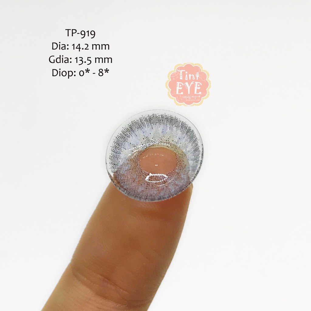[Tặng Combo 175k] Kính Áp Tròng Xám Tây Tint Eye Lens TP - 919