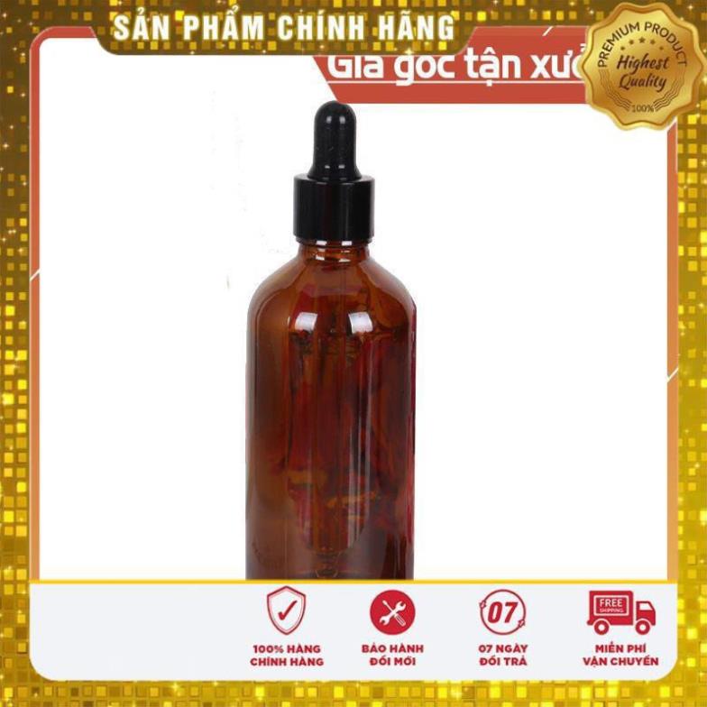 Lọ Chiết Serum ❤ GIÁ TỐT NHẤT ❤ [100ml] Chai lọ đựng tinh dầu bóp giọt Khoen đen chiết mỹ phẩm , phụ kiện du lịch