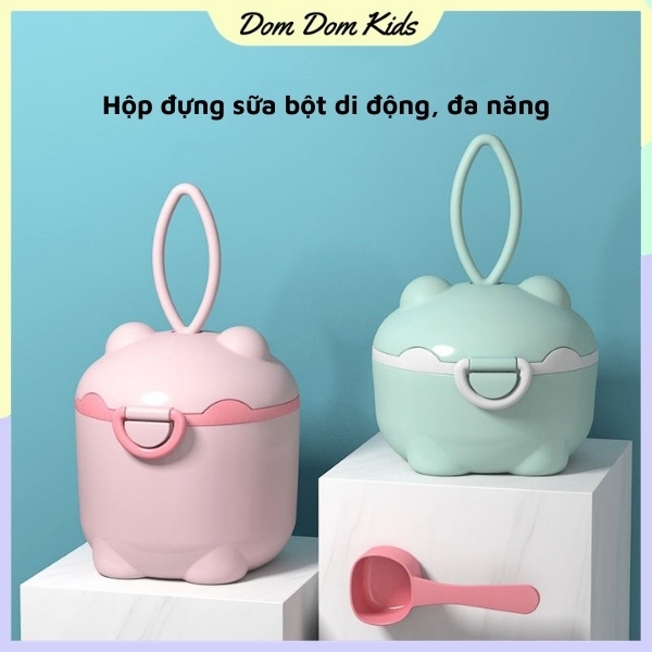 Hộp đựng sữa bột, hộp chia sữa, đựng đồ ăn cho bé, chất liệu nhựa cao cấp, ăn toàn, vệ sinh