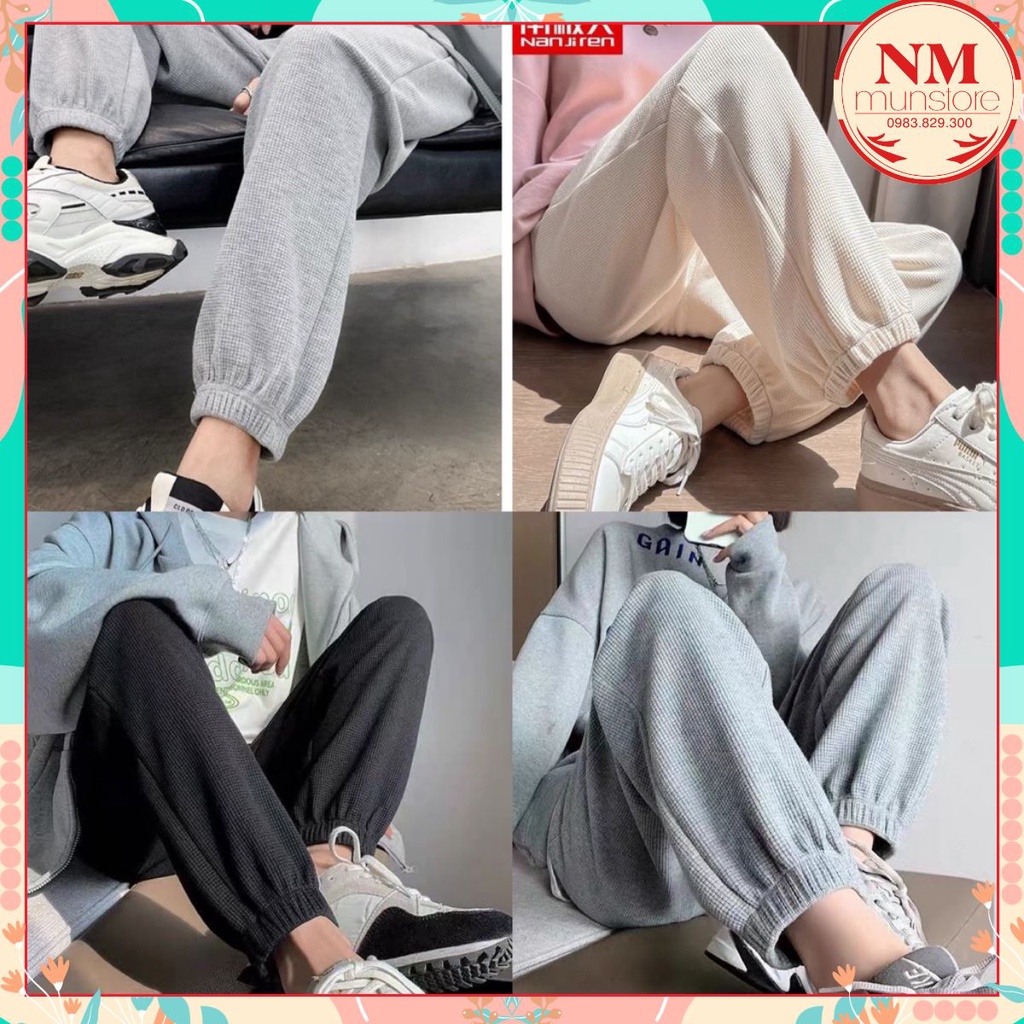 Quần jogger cao cấp chất tổ ong mới hot nhất năm 2021,có 2 size M và L, hàng đẹp may kỹ, bán shop