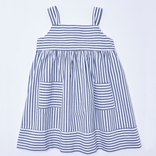 Váy neck&neck sọc xanh đen 18m- 11y