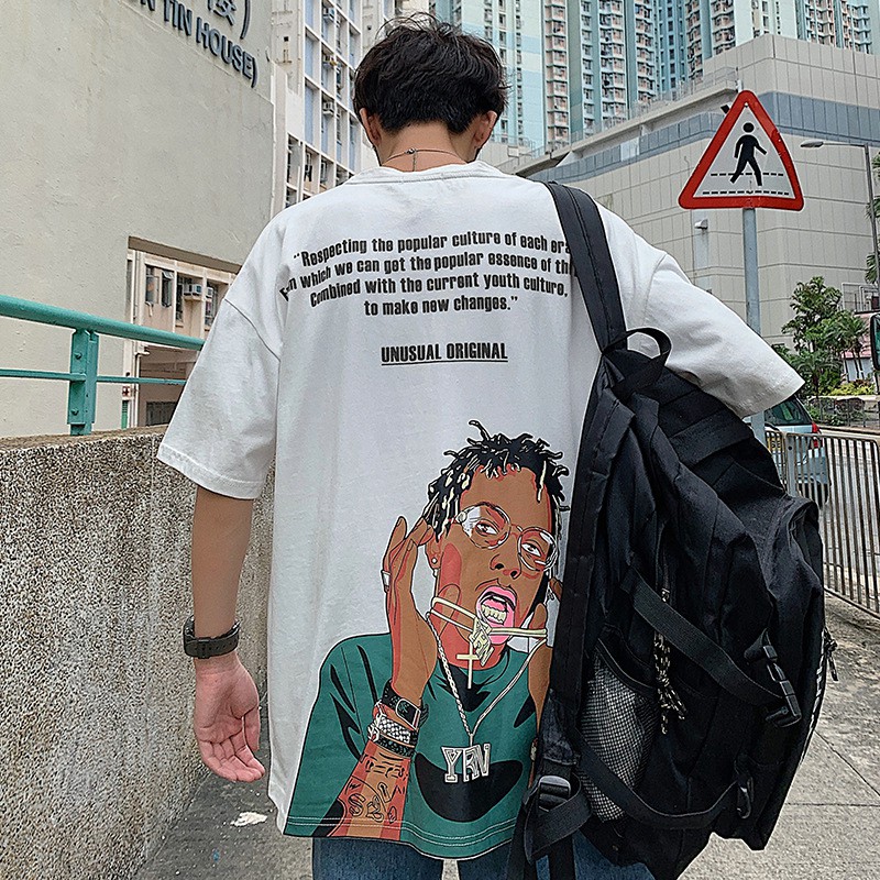 Áo thun unisex tay lỡ form rộng YRN TEE, áo phông phom rộng cổ tròn chất cotton mềm mịn giá rẻ thương hiệu Otherstyle