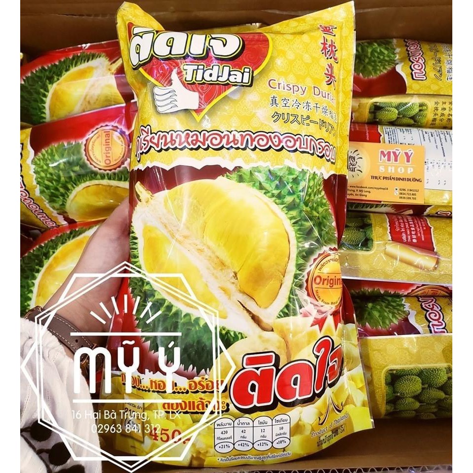 [SIÊU NGON] Sầu riêng sấy gói to 215g - Thái Lan