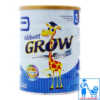 CHÍNH HÃNG Sữa Bột Abbott Grow 3 - Hộp 900g