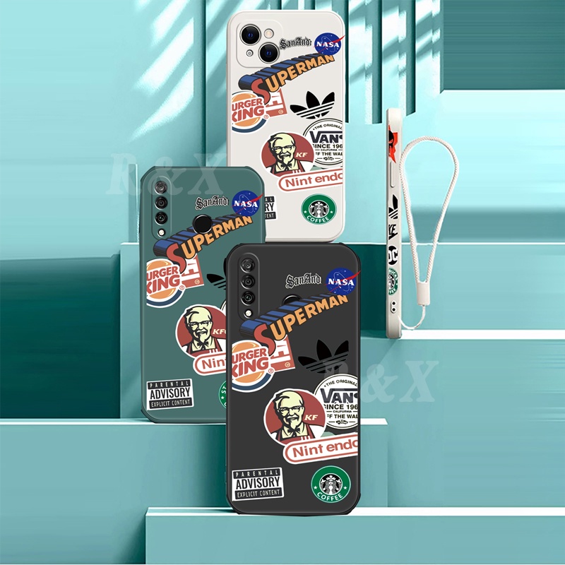 Ốp Điện Thoại TPU Dẻo In Hình Vẽ Graffiti Huawei Y6P Nova 7i Nova 5T Nova 3i Y6 Pro 2019 Y7A Y9S P30 Lite Y9 Prime 2019