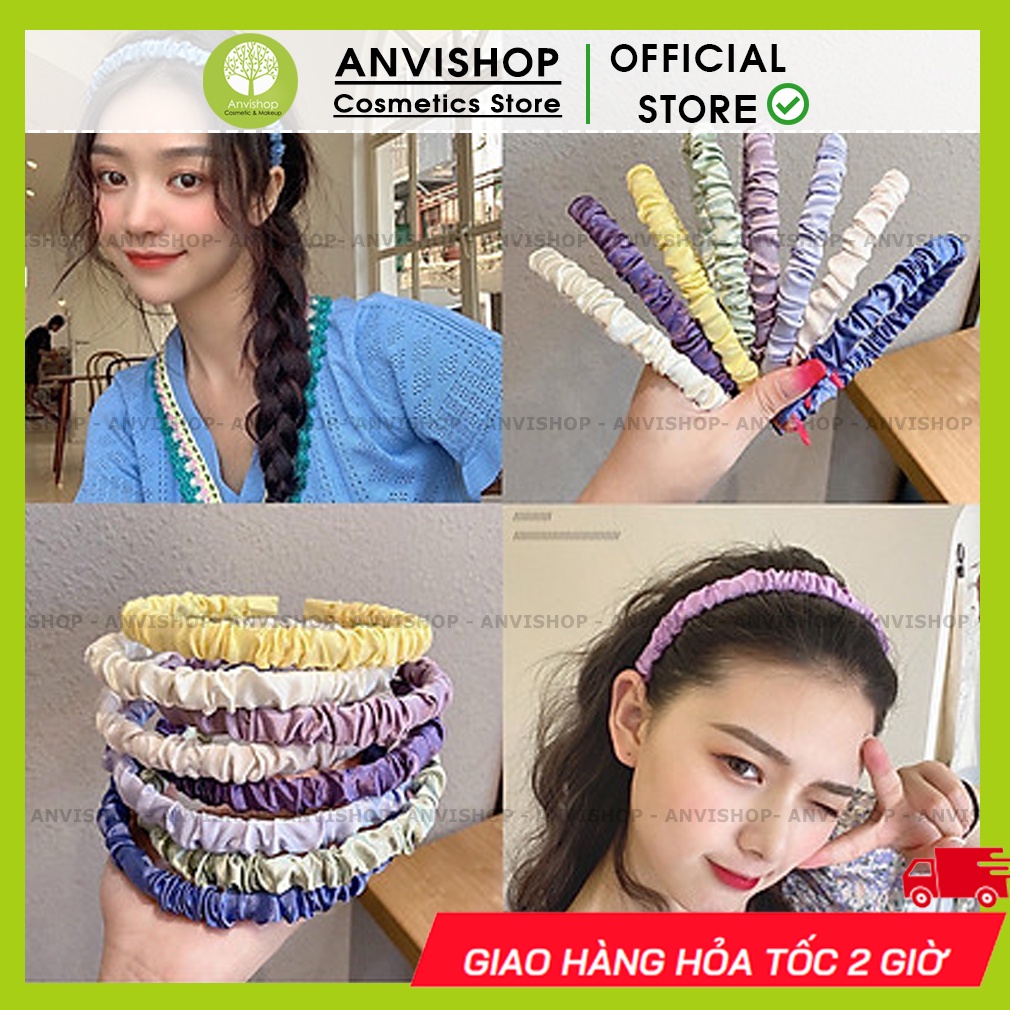 Băng đô rửa mặt, băng đô cài tóc turban nữ tai mèo 3D cute vải nhung chất đẹp mềm mượt Hàn Quốc
