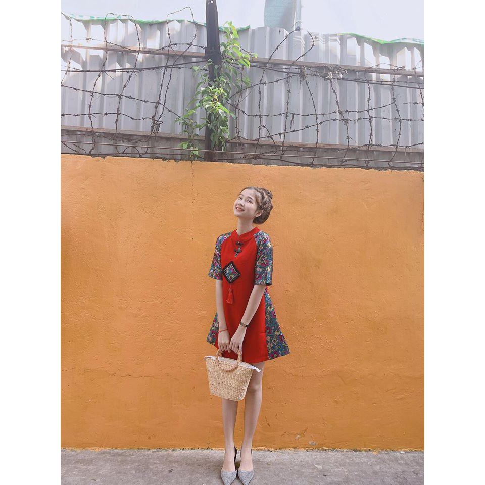 Áo dài gấm cách tân xinh hết nấc | BigBuy360 - bigbuy360.vn