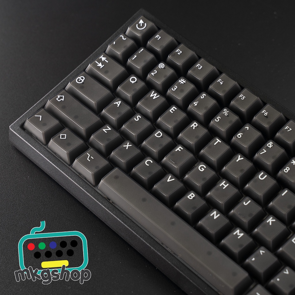 Keycap KBDfans Jelly Neon base set, in doubleshot, cherry profile, 156 nút bàn phím cơ