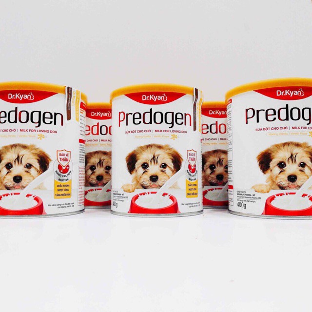 Sữa bột [Dr.Kyan] Predogen dành riêng cho chó bổ sung các dinh dưỡng, vitamin tổng hợp, canxi ,phát triển trí não