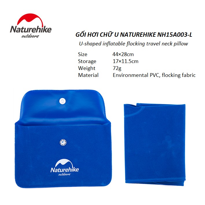 Gối hơi chữ U NatureHike NH15A003-L