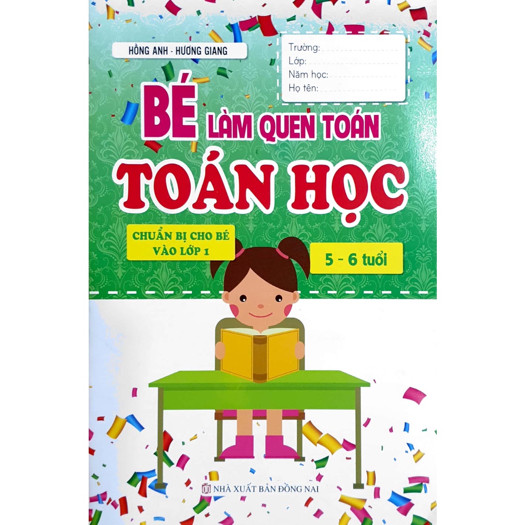 Sách - Combo 2 quyển Bé Làm Quen Toán Học (5-6 tuổi)