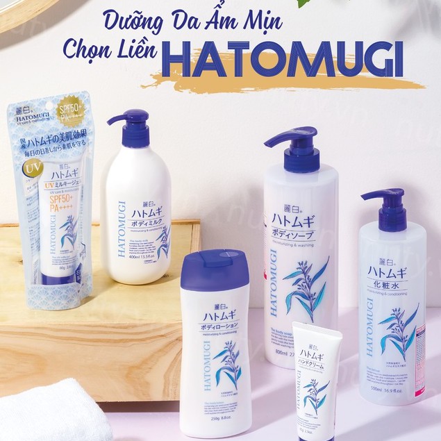 Sữa Dưỡng Da Body Hatomugi The Body Milk (400ml)