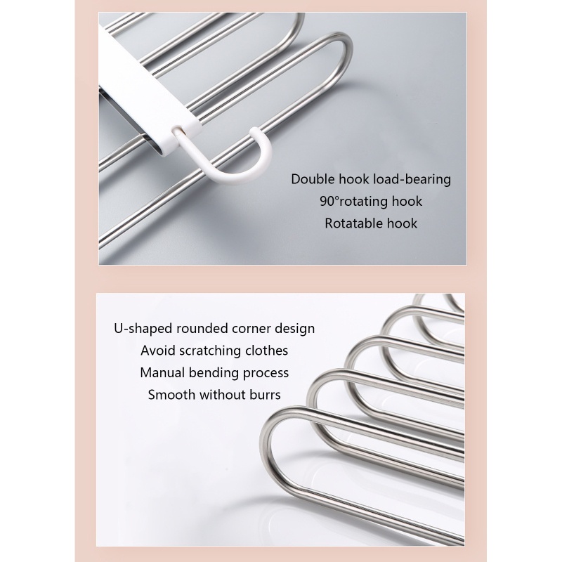 Móc Treo Quần Gấp Gọn Tiết Kiệm Không Gian