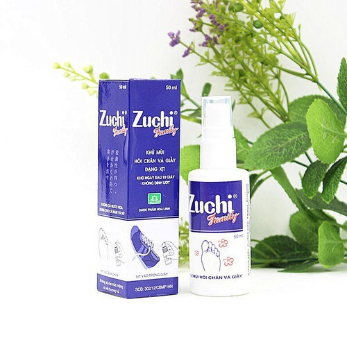 Zuchi xịt giày - Khử mùi hôi chân, xịt thơm Zuchi Family giầy dép cho nam nữ