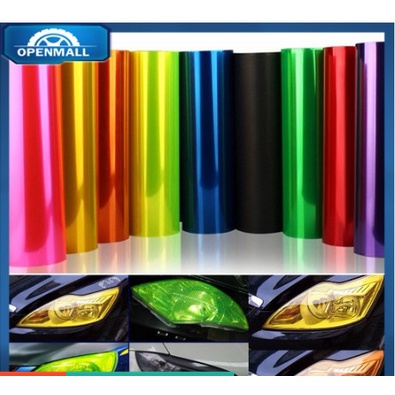 Phim titan decal  7 màu dán đèn xe xe máy hơi ô tô hàng cao cấp đi sương mù cho Toyota Vios Innova Huyndai Accent