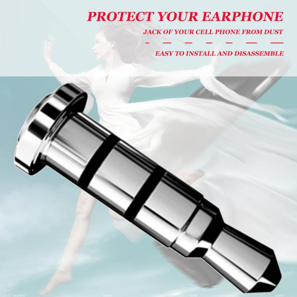 Nút Chống Bụi Gắn Lỗ Cắm Tai Nghe 3.5mm Cho Điện Thoại Android