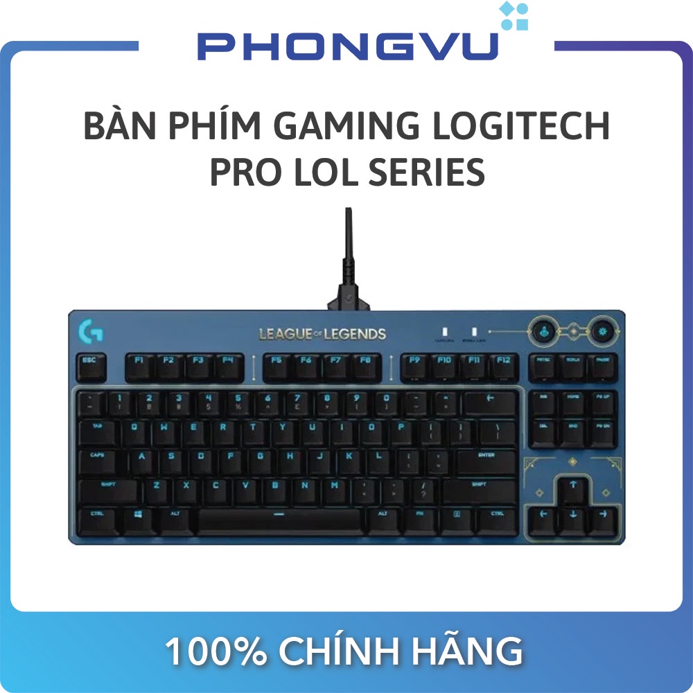 Bàn phím gaming Logitech Pro LOL Series - Bảo hành 24 Tháng