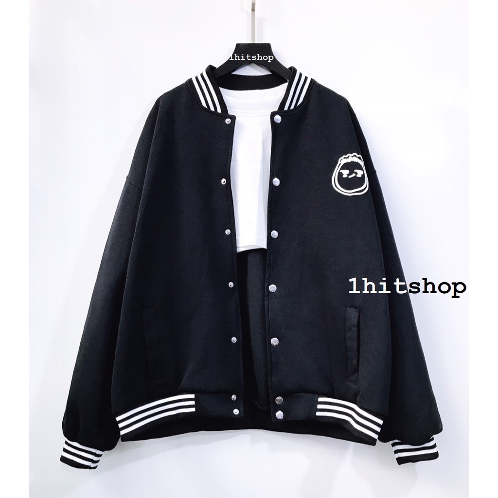 [Mã WASTMAY giảm 15% tối đa 30K đơn 150K] Áo Khoác BOMBER MẶT CƯỜI Nam Nữ Ulzzang Unisex | BigBuy360 - bigbuy360.vn