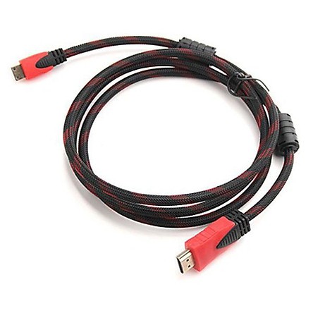 [Loại 1] Dây hdmi tròn 1,5m bọc lưới chống nhiễu