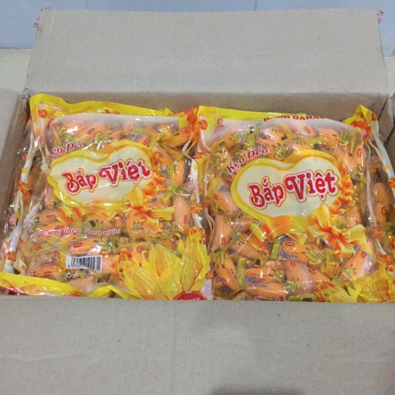 Combo 500g Kẹo dẻo Bắp việt / Kẹo ngô ăn vặt ngon siêu nghiền