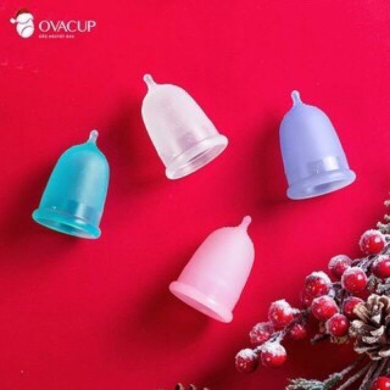 [ TẶNG QUÀ XỊN XÒ] Bộ cốc nguyệt san OVACUP nhập khẩu Mỹ - 100% Silicon y tế mềm