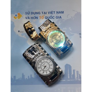 Hột quẹt zippo kim đồng hồ