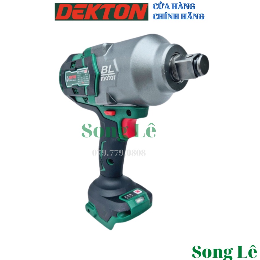 Máy Siết Bulong Pin Dekton M21-IW1450N - Lực Siết 1450Nm - Motor Brushless - Đầu Khẩu 3/4- Chân Pin Phổ Thông