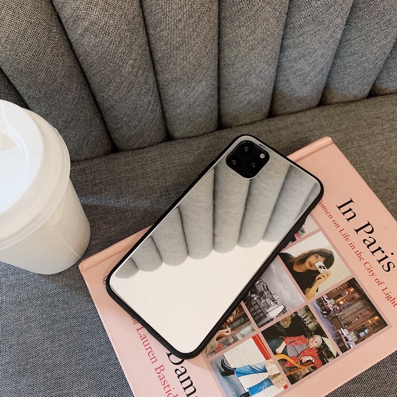 Ốp Điện Thoại Acrylic Trong Suốt Tráng Gương Cho iPhone 14 13 12 11 Pro Max X XR XS Max 8 7 6 6S Plus + SE 2020