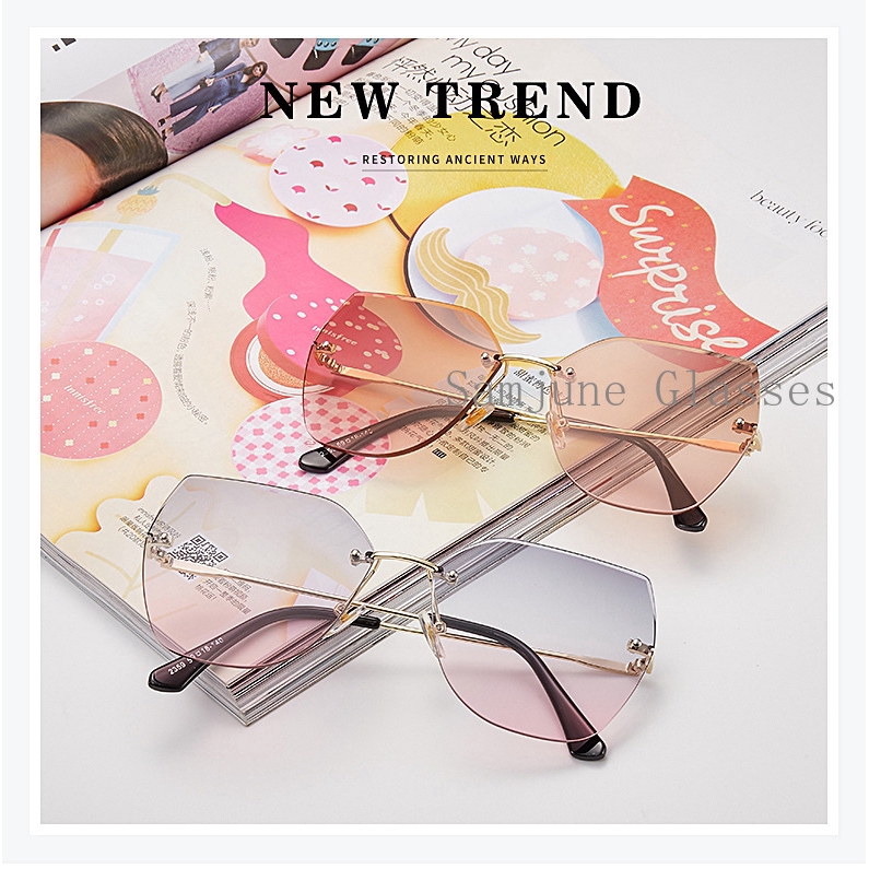 Kính mát mắt mèo phong cách vintage thời trang cho nữ Samjune
