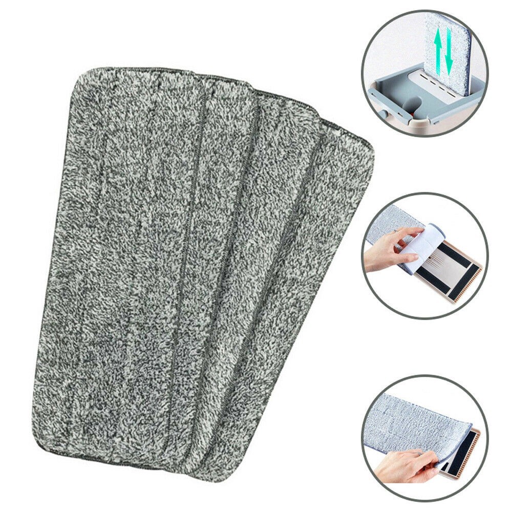 1 cái Dụng cụ lau nhà Vải lau Thay thế thực tế Sợi nhỏ có thể giặt được Cây lau nhà Bụi Cây lau nhà Tấm lau nhà đầu