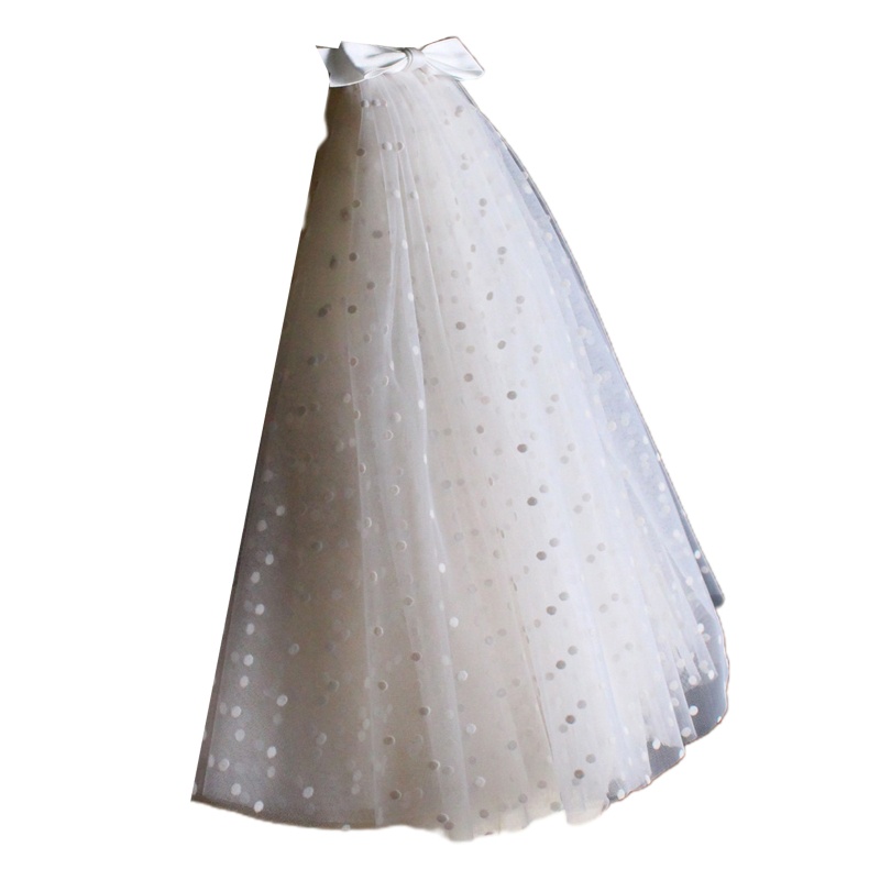 Mạng Che Mặt Vải Tuyn Đơn Giản Cho Cô Dâu