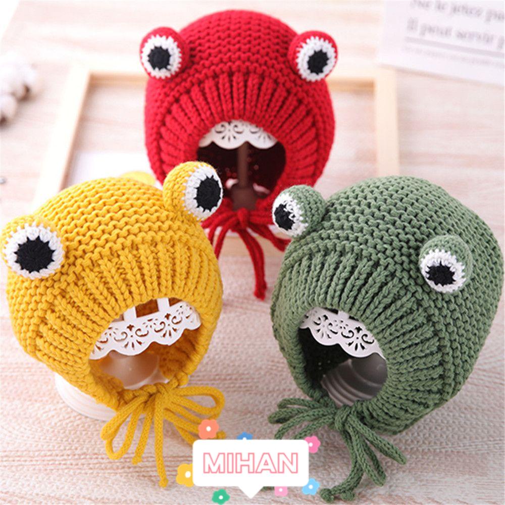 Mũ Len Hình Ếch Con Dễ Thương Cho Bé MIHAN1