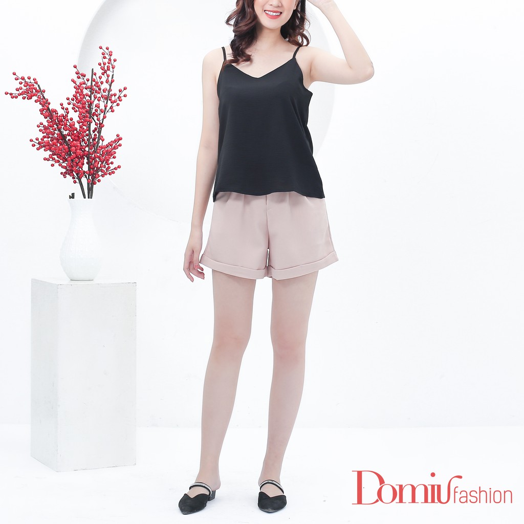 Áo 2 dây nữ DOMIDU đũi lụa full màu siêu hot form rộng | BigBuy360 - bigbuy360.vn